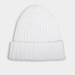 Beanie Ribbed - White - Hugo Sthlm