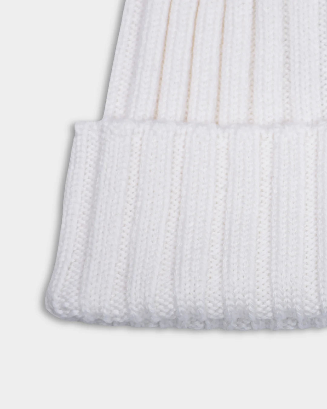 Beanie Ribbed - White - Hugo Sthlm