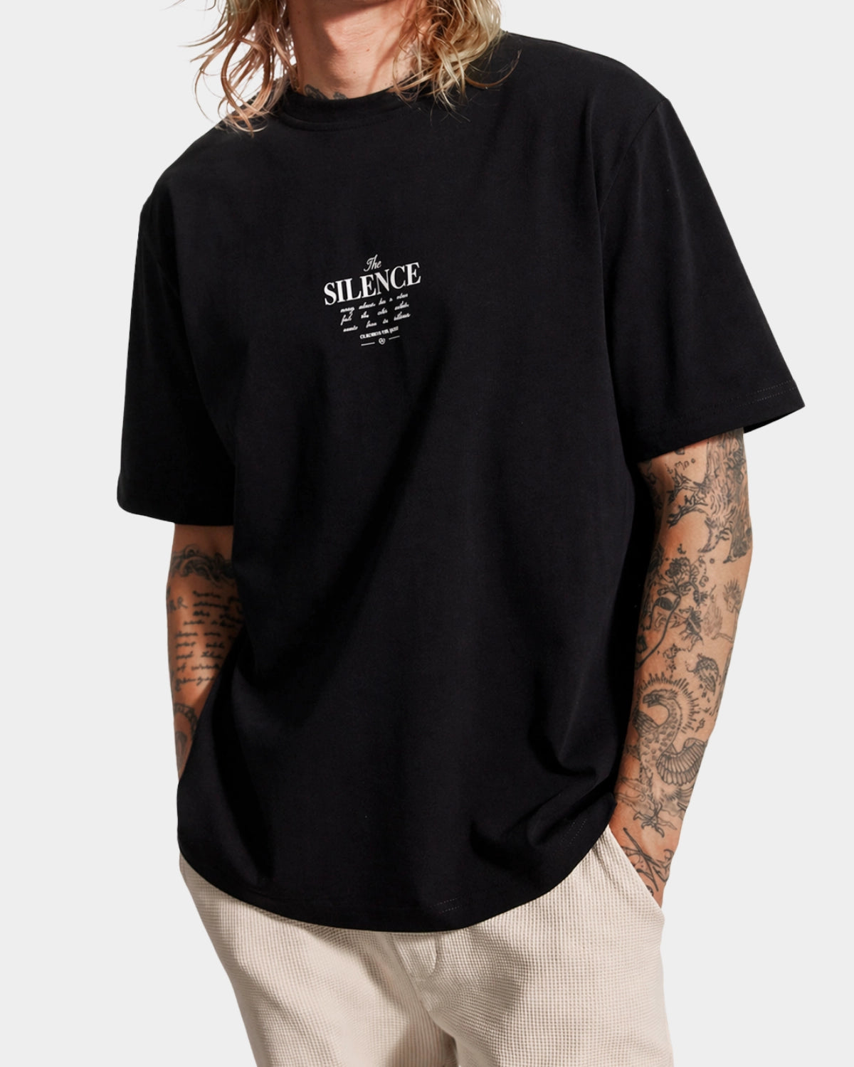 Berkeley Tee The Silence - Black - Hugo Sthlm