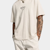 Berkeley Tee The Silence - Creme - Hugo Sthlm