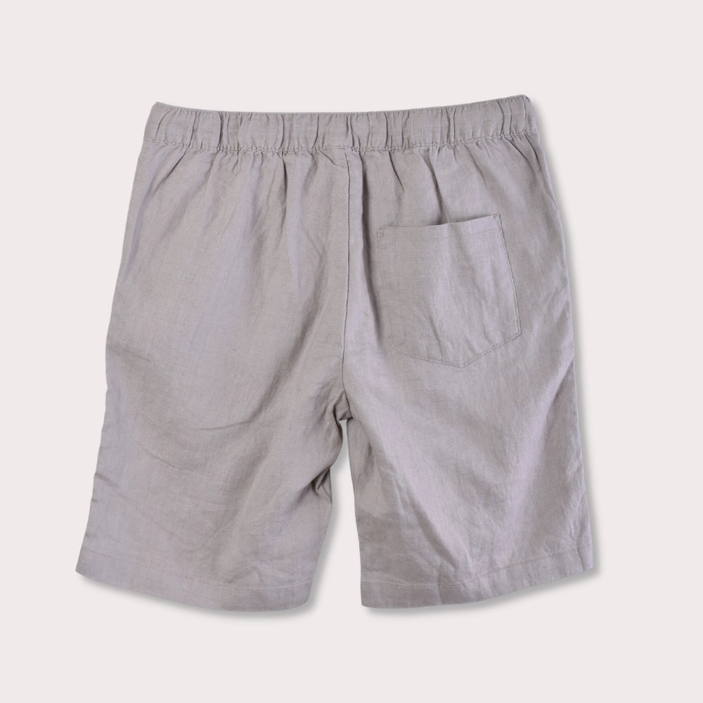 Bermuda Linen Shorts - Beige - Hugo Sthlm