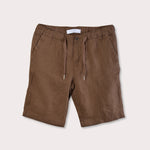 Bermuda Linen Shorts - Brown - Hugo Sthlm