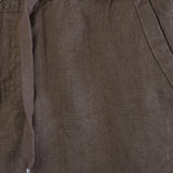 Bermuda Linen Shorts - Brown