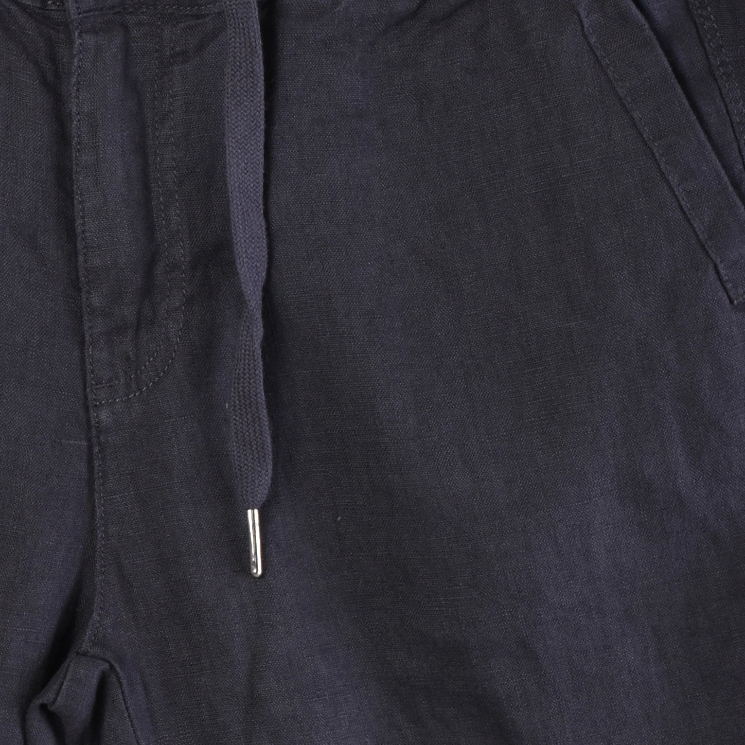 Bermuda Linen Shorts - Grey - Hugo Sthlm