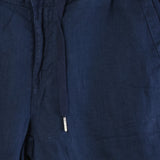 Bermuda Linen Shorts - Navy