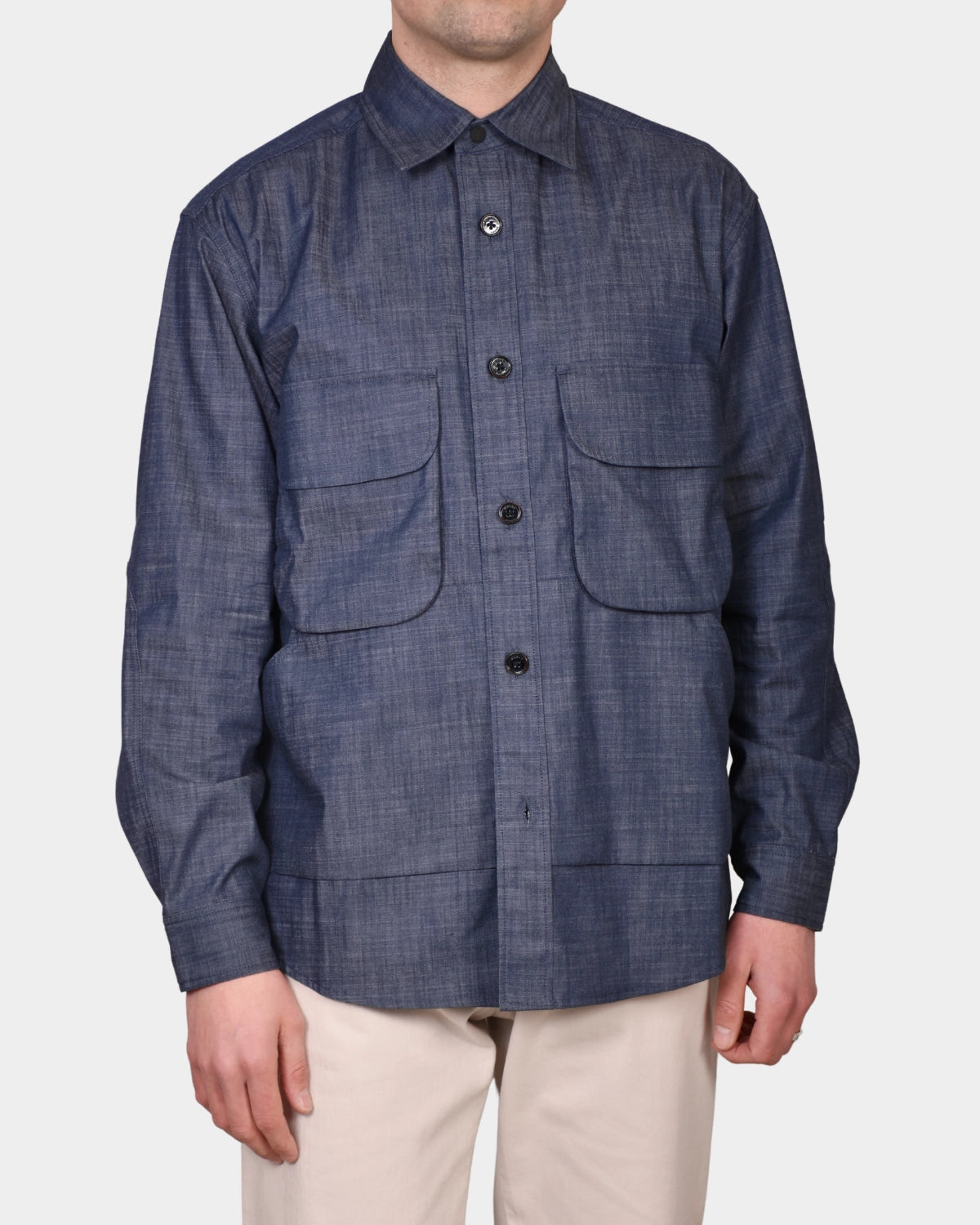 Biarritz Denim Shirt - Navy - Hugo Sthlm