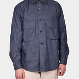 Biarritz Denim Shirt - Navy - Hugo Sthlm