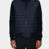 Bodie Knitted Hybrid Jacket - JL Navy - Hugo Sthlm