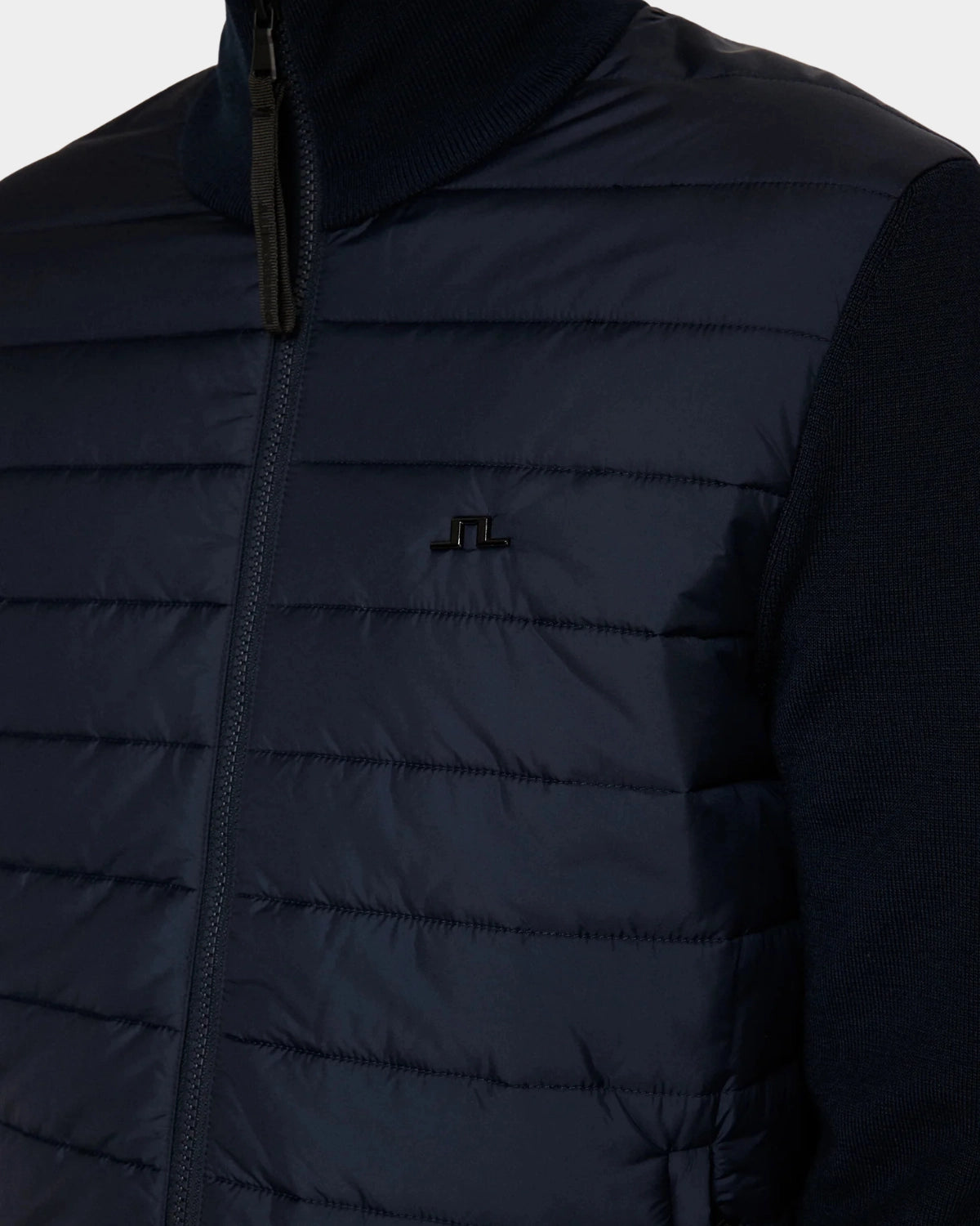 Bodie Knitted Hybrid Jacket - JL Navy - Hugo Sthlm