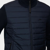 Bodie Knitted Hybrid Jacket - JL Navy - Hugo Sthlm