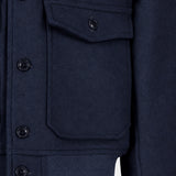 Bomber Jacket A1 Wool - Navy