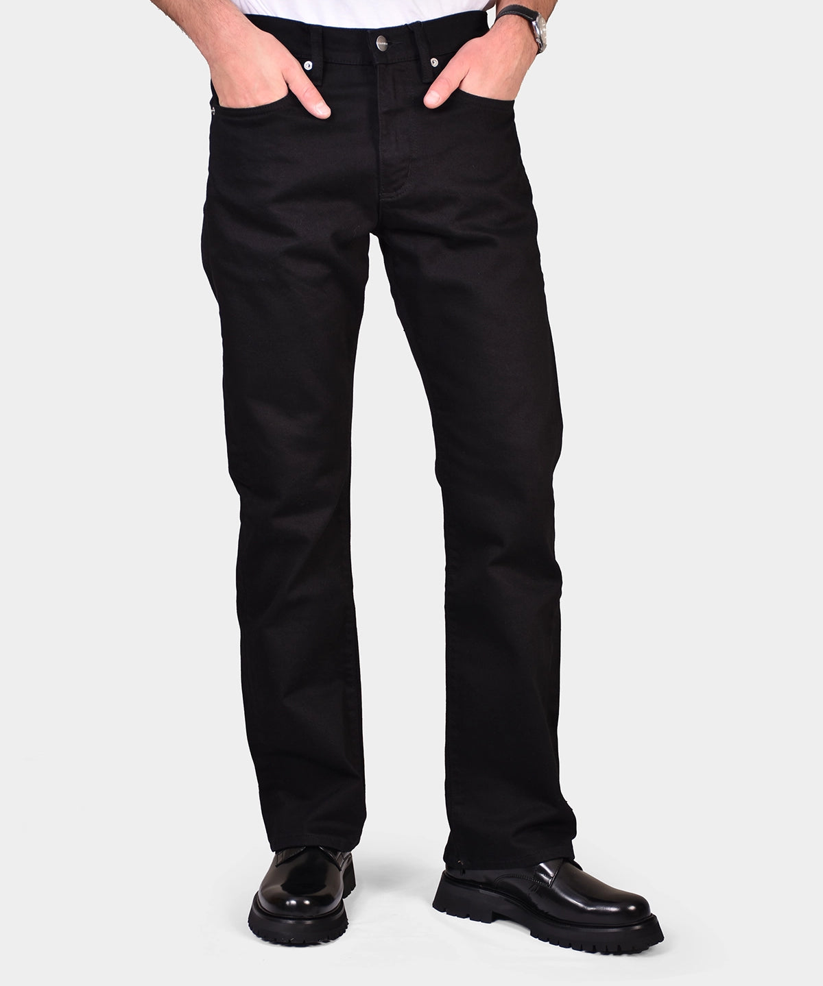 BOOTCUT - RINSED BLACK - Hugo Sthlm