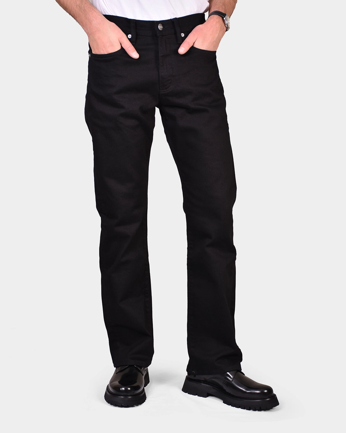 BOOTCUT - RINSED BLACK - Hugo Sthlm