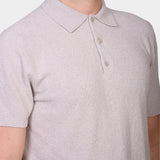 Bouclé Polo SS - Beige