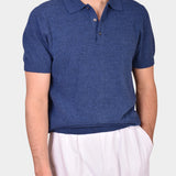 Bouclé Polo SS - Blue