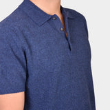 Bouclé Polo SS - Blue