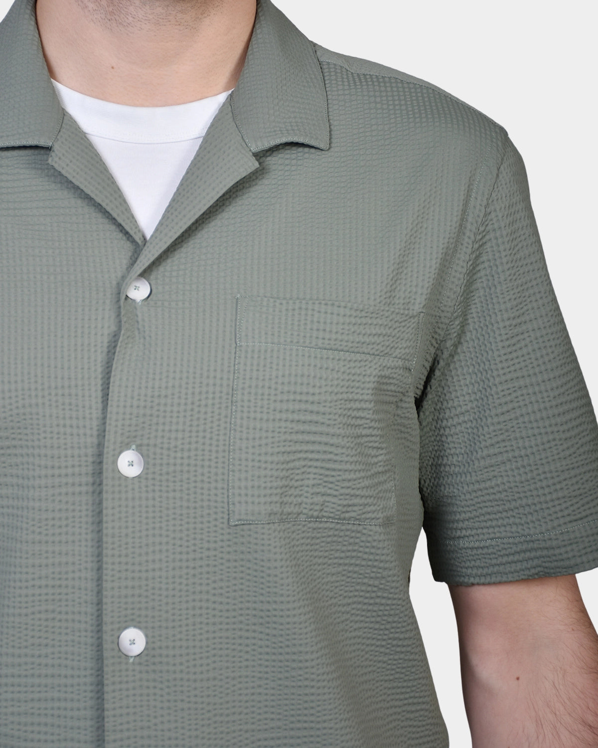 Bowler Shirt Shortsleeve - Green - Hugo Sthlm