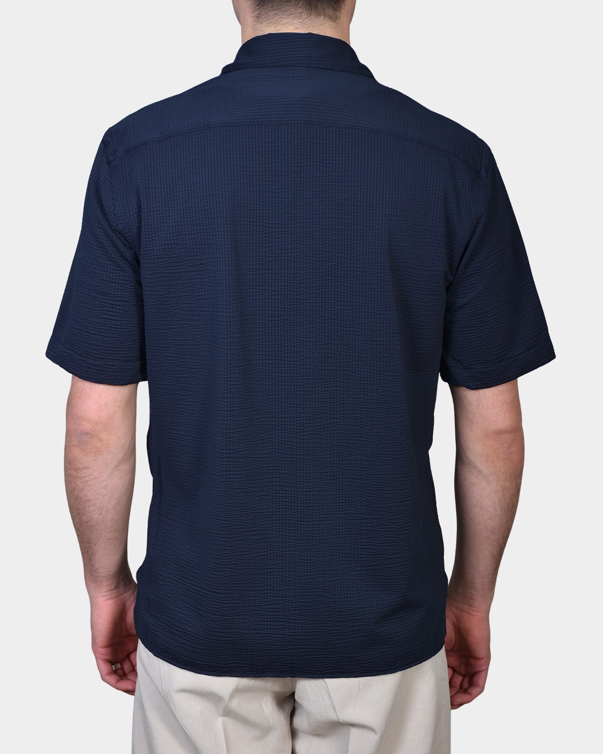 Bowler Shirt Shortsleeve - Navy - Hugo Sthlm