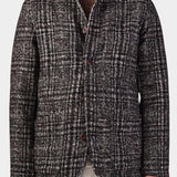 BREWER JACKET WOOL PLAID BROWN - Brown - Hugo Sthlm