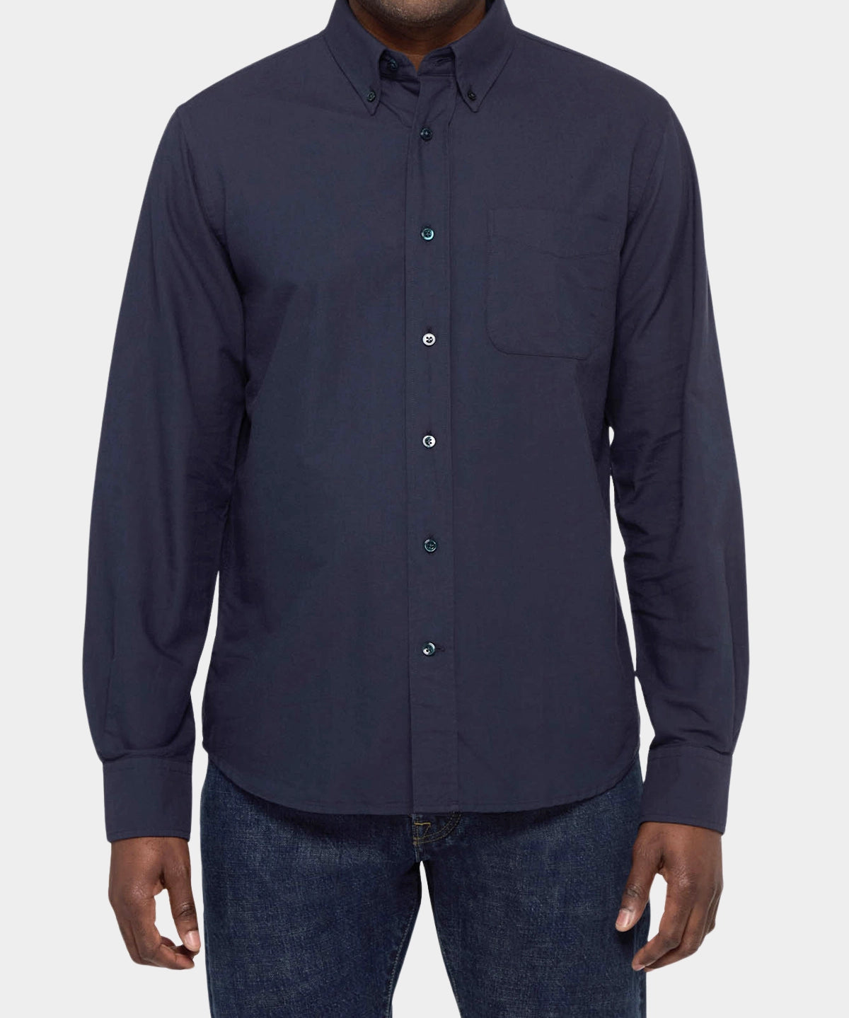 Button Down American Oxford - Navy - Hugo Sthlm