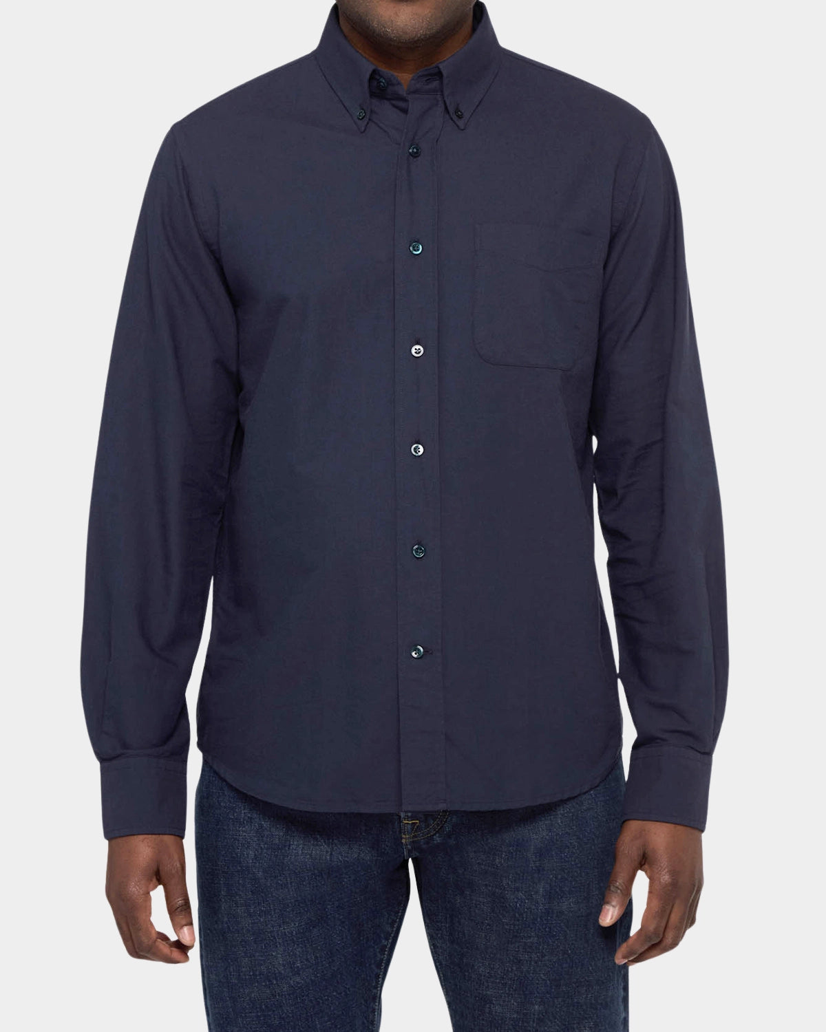 Button Down American Oxford - Navy - Hugo Sthlm