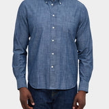 Button Down Chambray - Blue