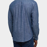 Button Down Chambray - Blue
