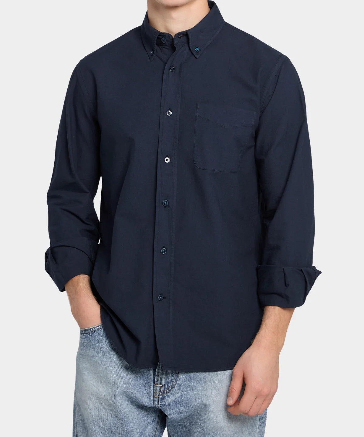 Button Down Oxford - Dark Blue - Hugo Sthlm