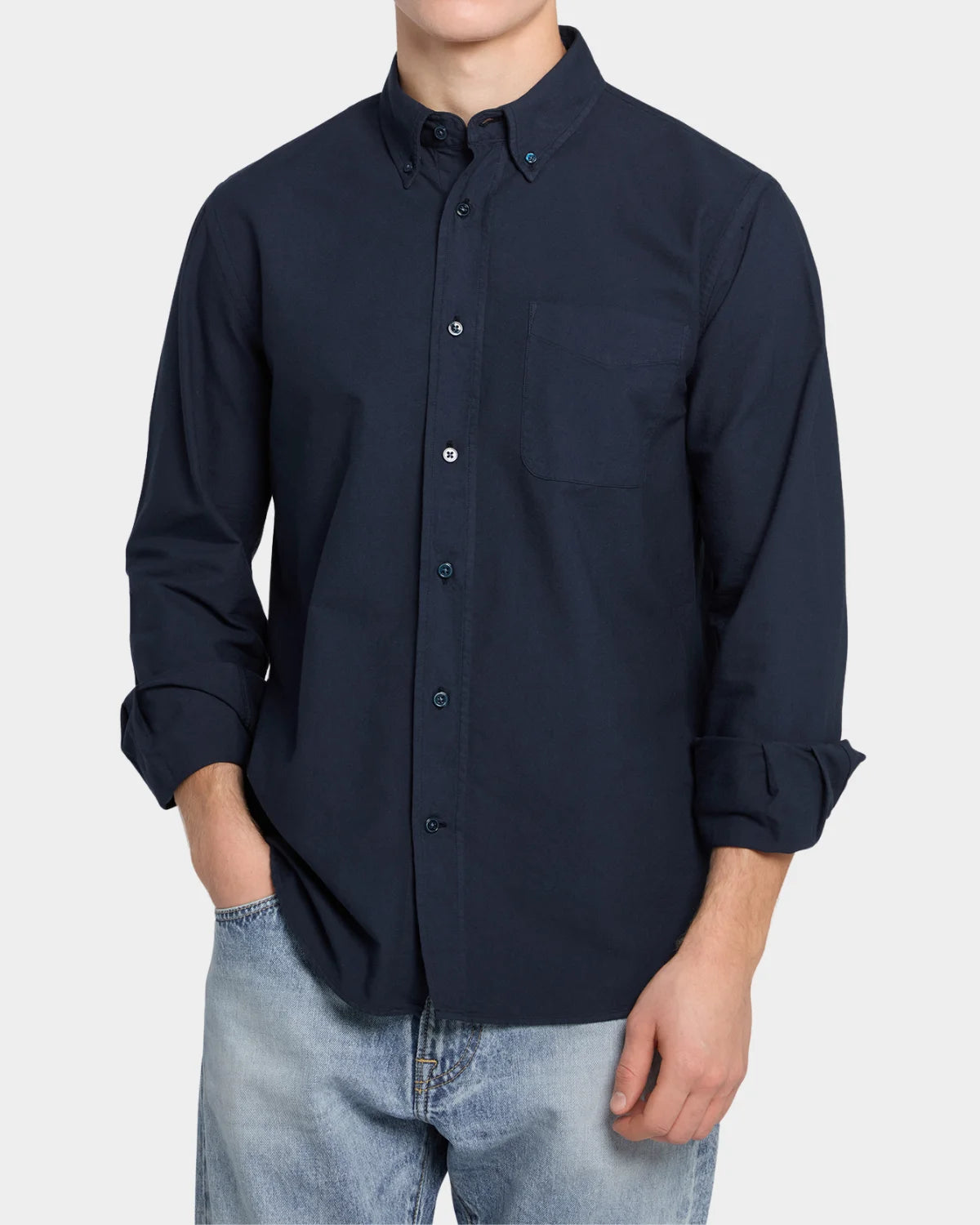 Button Down Oxford - Dark Blue - Hugo Sthlm