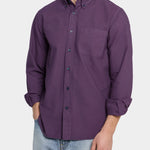 Button Down Oxford - Grape - Hugo Sthlm
