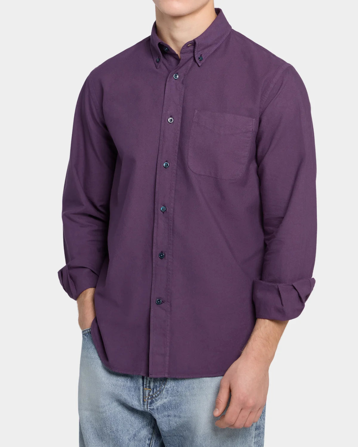 Button Down Oxford - Grape - Hugo Sthlm