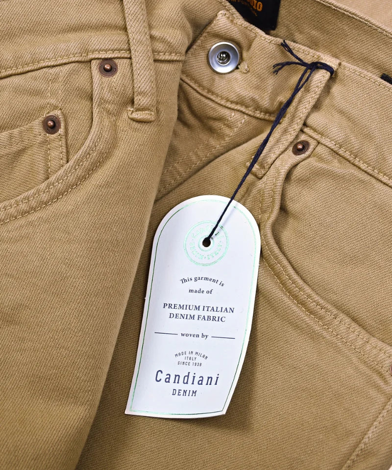 M7 TAPERED COMFORT ORGANIC - Camel - Hugo Sthlm