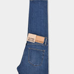 M7 Tapered Comfort Organic Indigo - Washed Blue - Hugo Sthlm