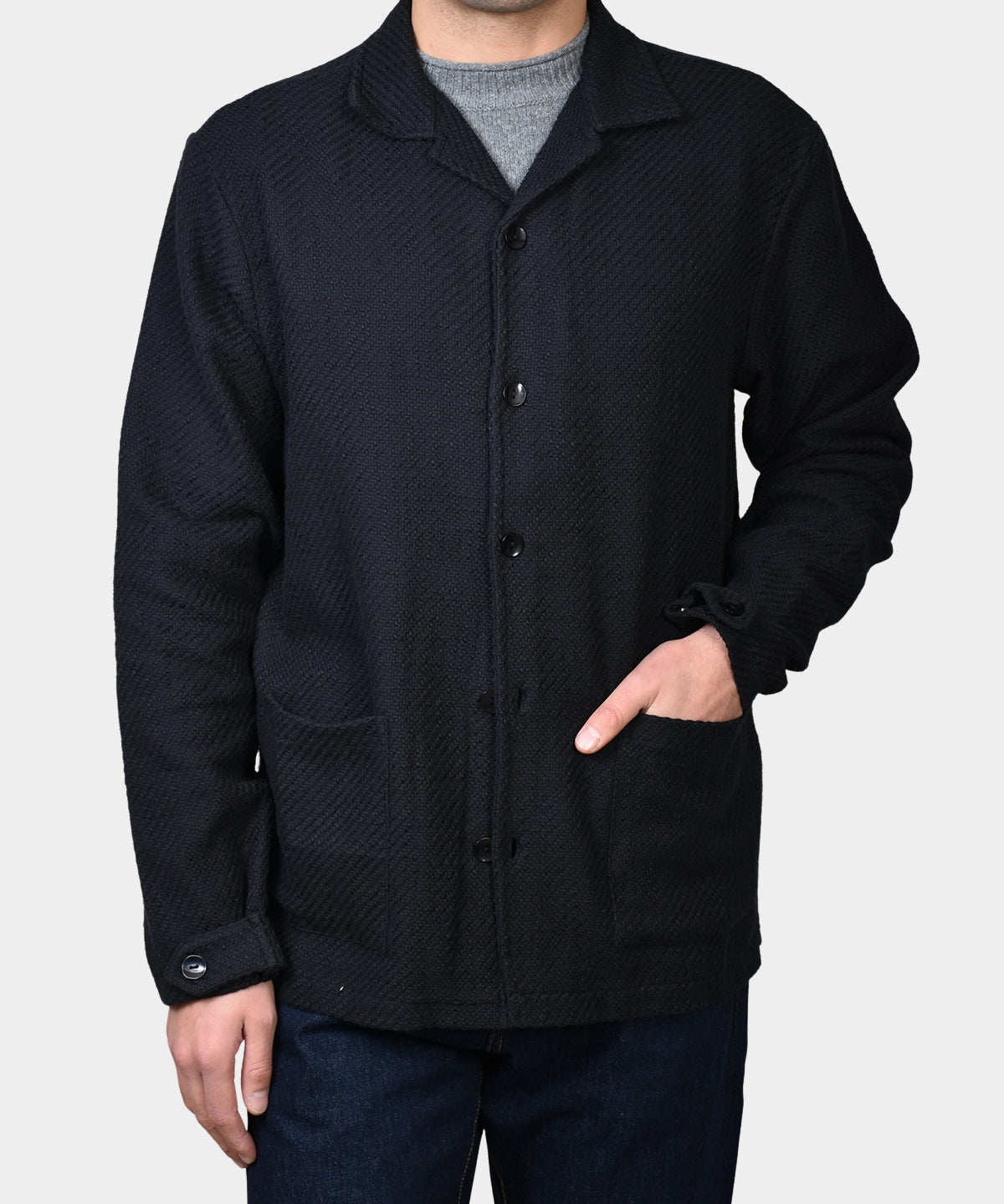 Cedar Shirt Jacket - Black - Hugo Sthlm