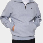 Callan Quarter Zip - Medium Grey Melange - Hugo Sthlm
