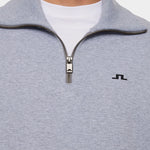 Callan Quarter Zip - Medium Grey Melange - Hugo Sthlm
