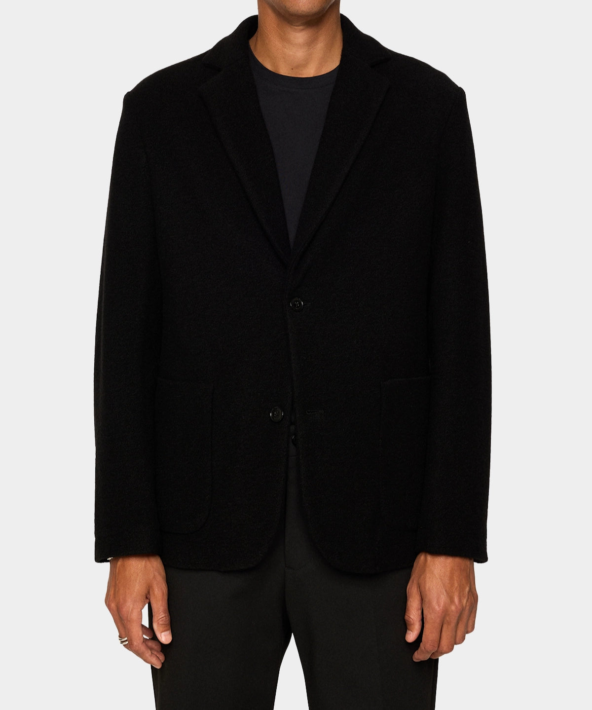 Calvon Wool Blazer - Black - Hugo Sthlm
