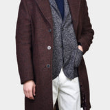Carl Coat Knit - Brown