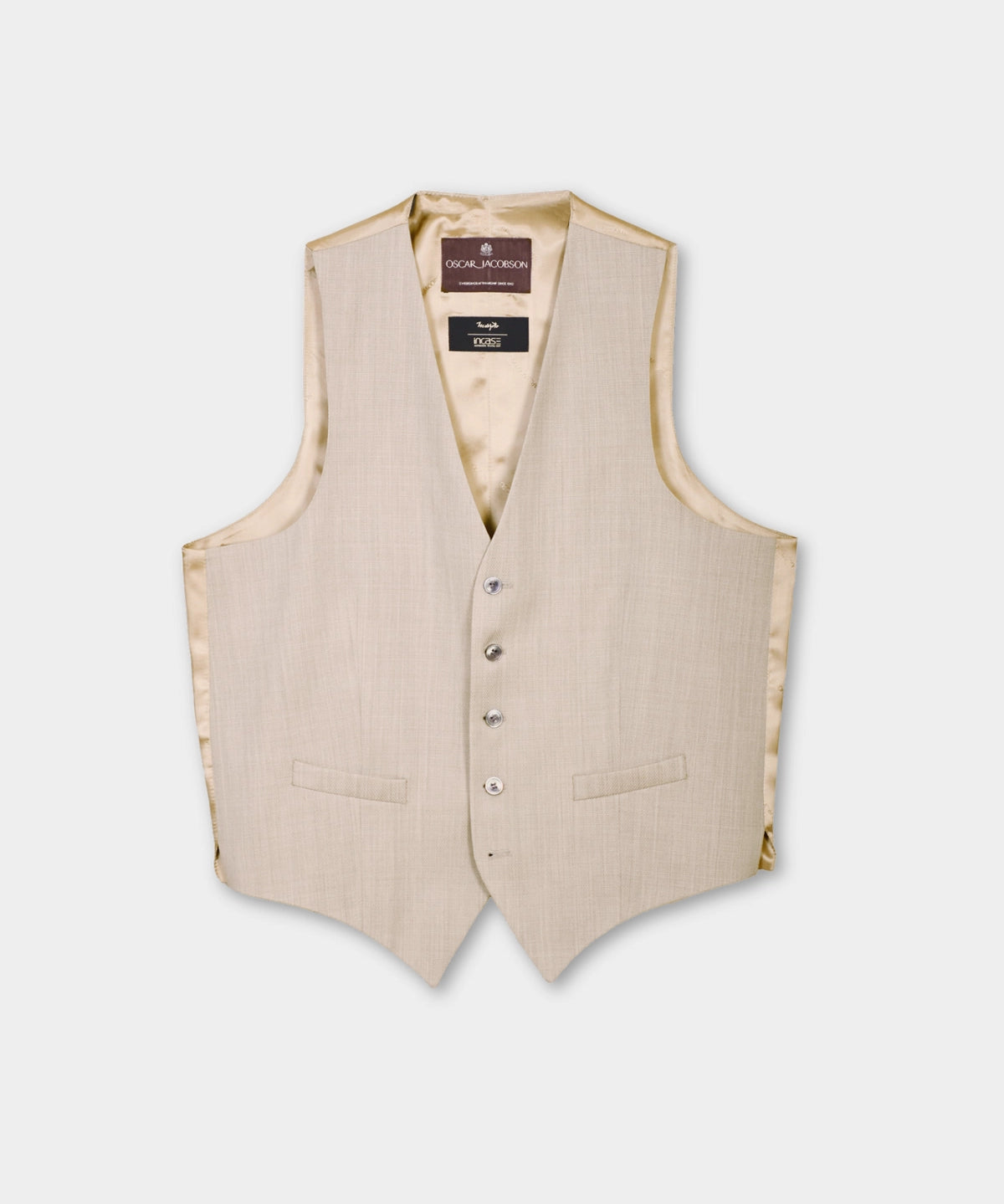 Carlo Waistcoat - Box Beige - Hugo Sthlm