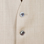 Carlo Waistcoat - Box Beige - Hugo Sthlm