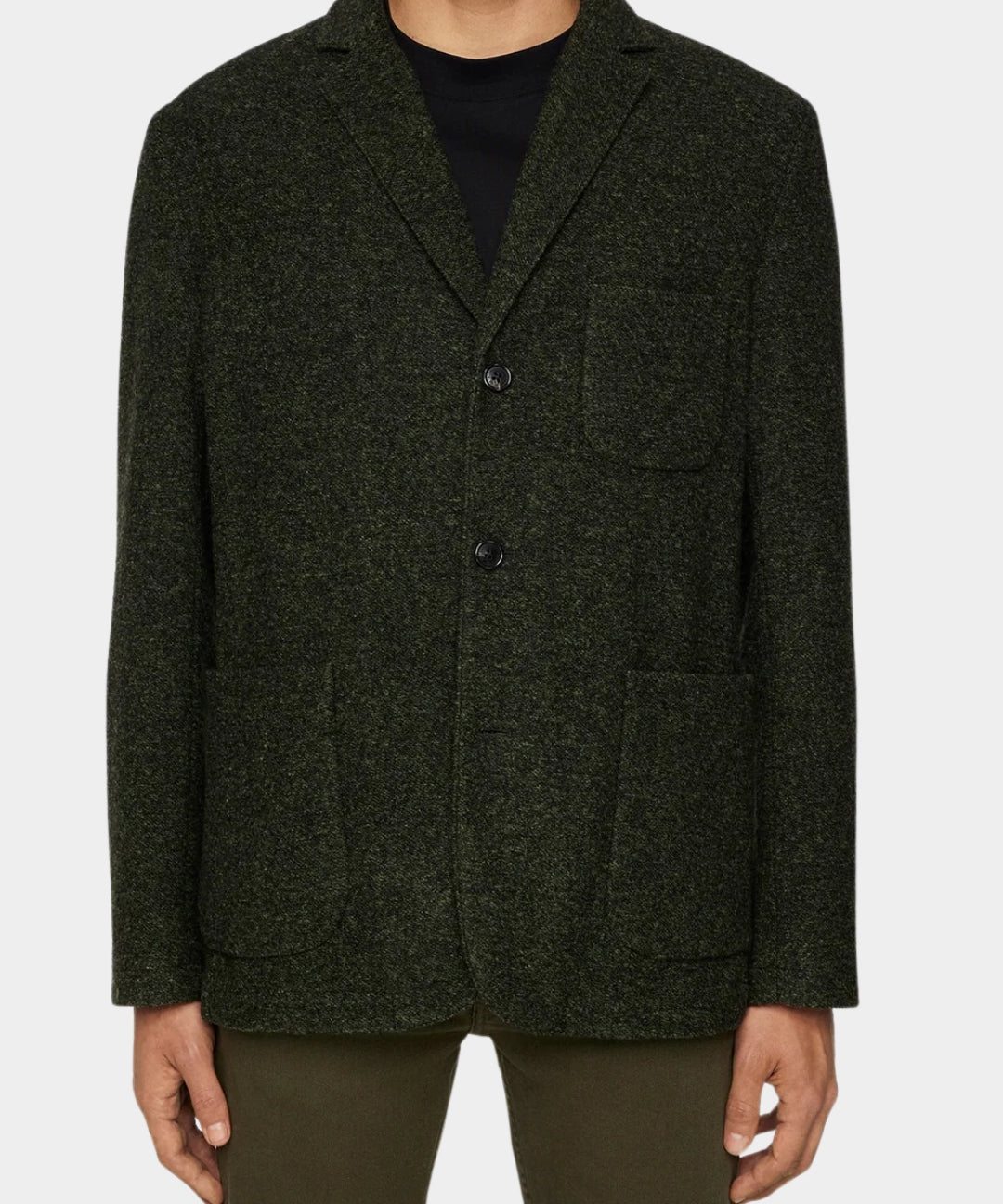 Carlton Cardigan Blazer - Forest Green - Hugo Sthlm