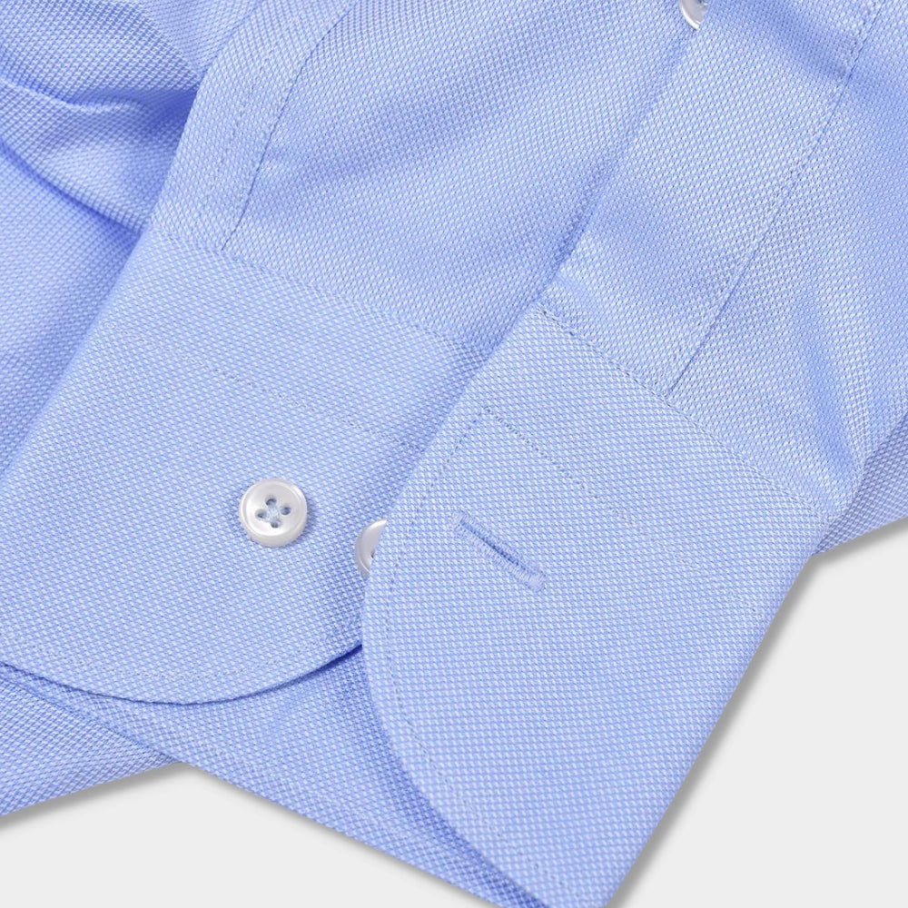 Tailor Fit Cutaway Shirt - Blue - Hugo Sthlm