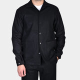 Cedar Flannel Overshirt - Black - Hugo Sthlm