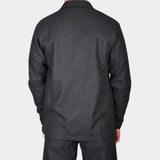 Cedar Flannel Overshirt - Anthracite - Hugo Sthlm