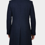 Checked Coat - Grey/Navy - Hugo Sthlm