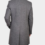 Checked Coat - Brown/Navy - Hugo Sthlm