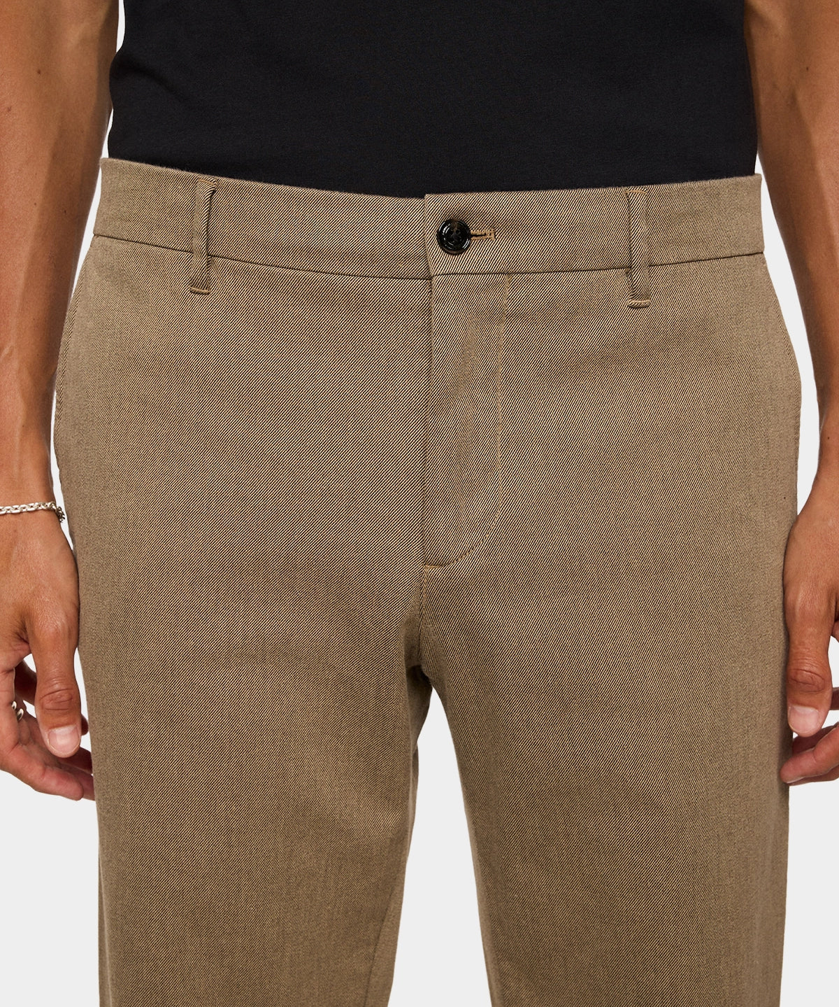 Ched Flannel Twill Pants - Sepia Tint - Hugo Sthlm