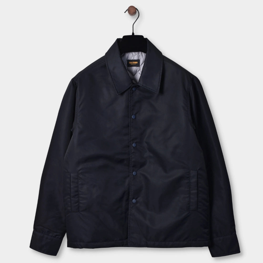 Coach Jacket Nylon Twill - Navy - Hugo Sthlm