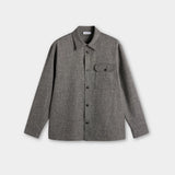 Coen Mouline Structure Shirt - Black