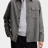 Coen Mouline Structure Shirt - Black